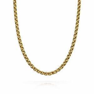 3mm | Gold | Rolo Link Chain
